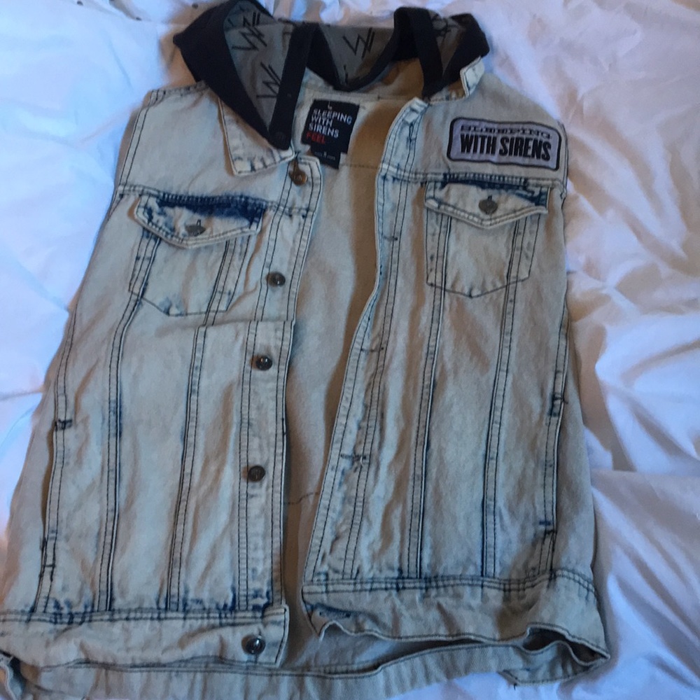 Sleep with Sirens vest, Size Small.